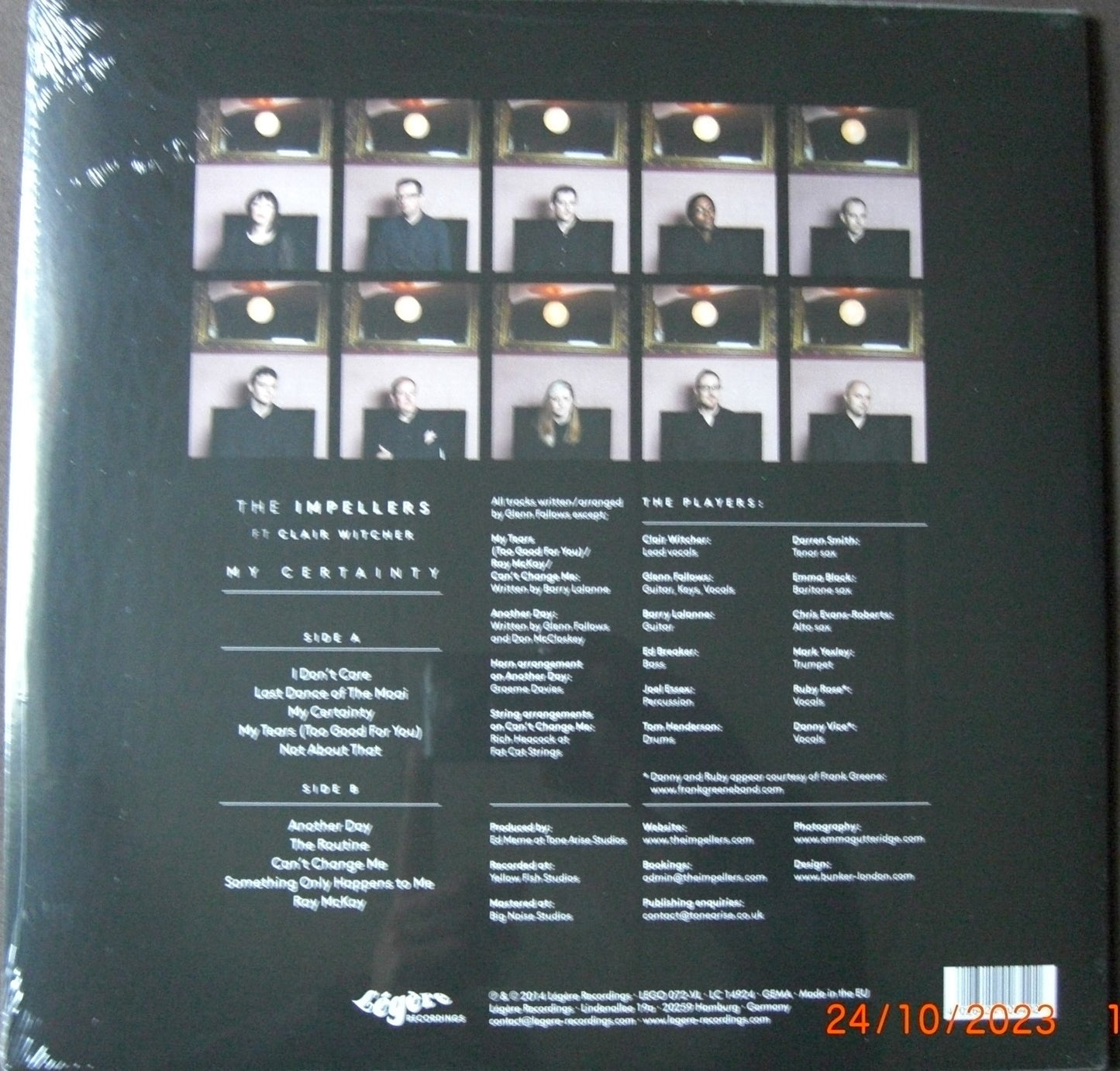 The Impellers Feat Clair Witcher – My Certainty Vinyl, LP, Album