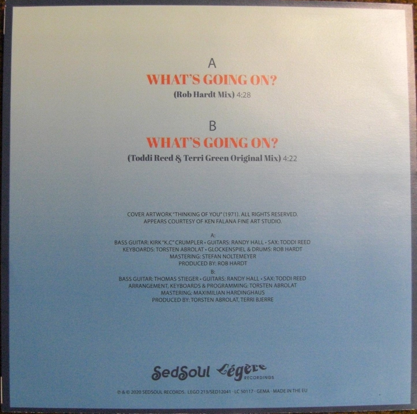 The Terri Green Project – What's Going On? Vinyl, 7", Single, Limited Edt