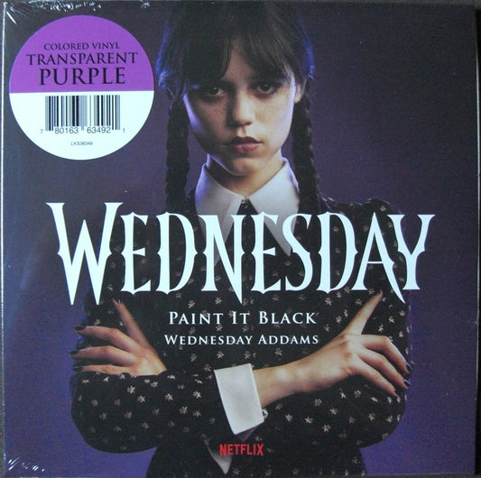 Wednesday Addams, Danny Elfman – Wednesday Paint It Black 7"