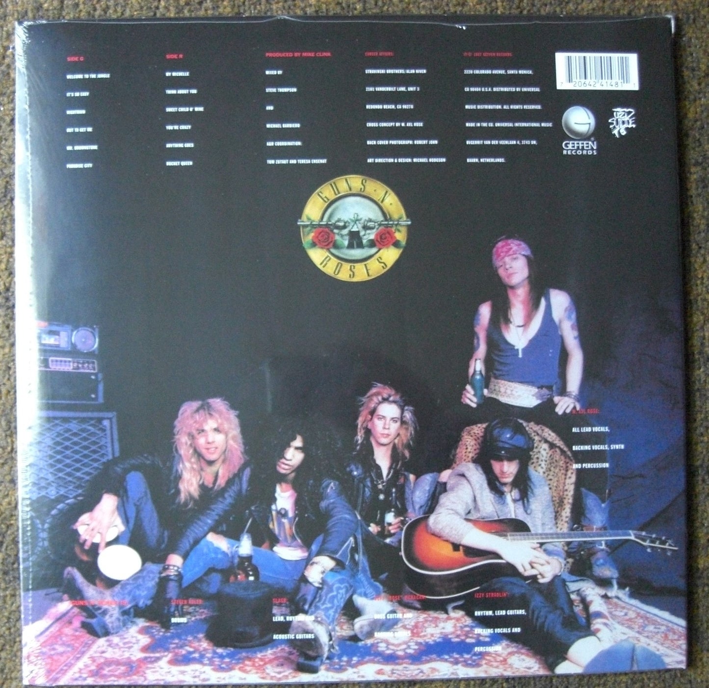 Guns N' Roses – Appetite For Destruction Vinyl, LP, Album