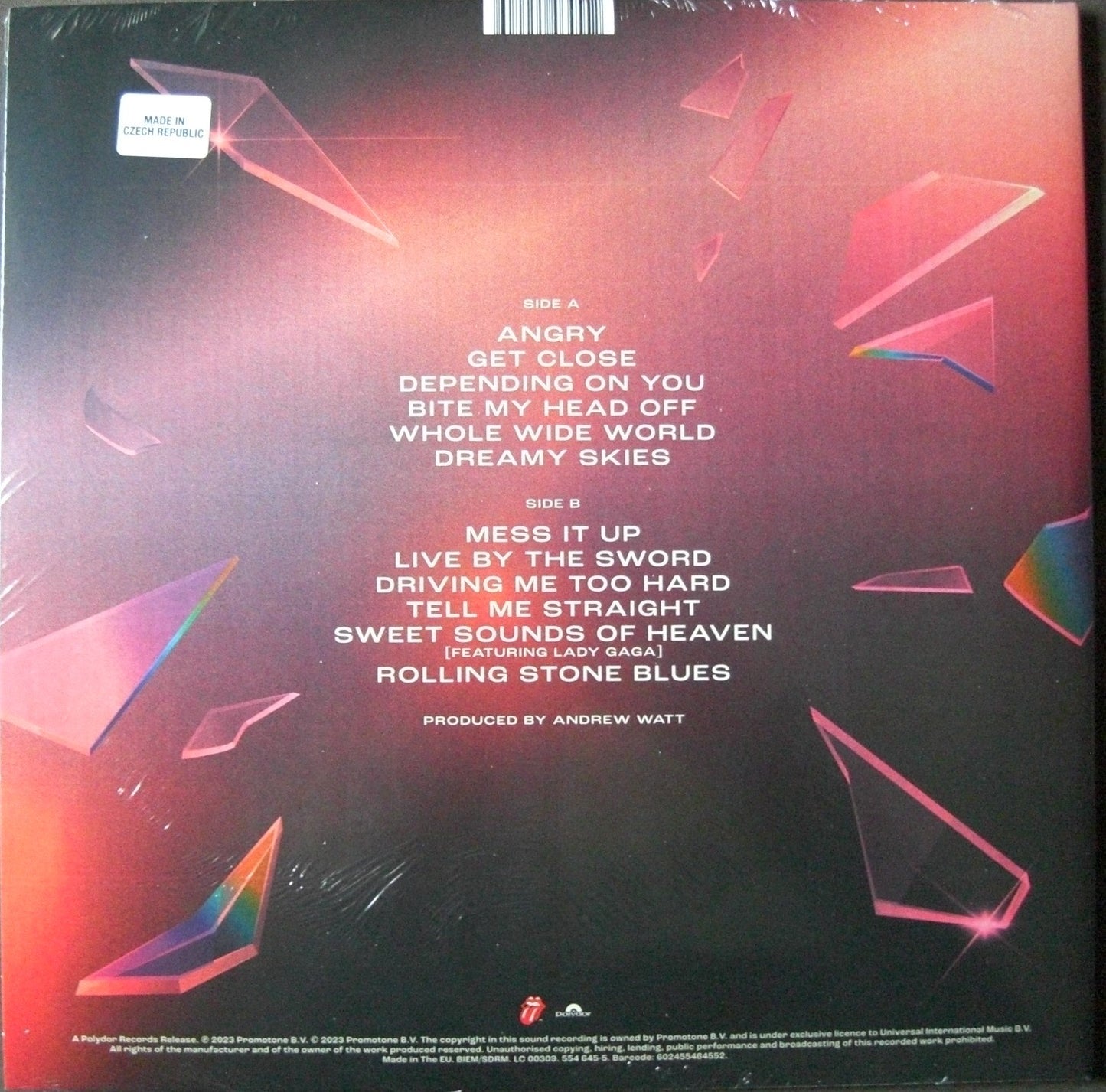The Rolling Stones  – Hackney Diamonds Vinyl, LP, Album
