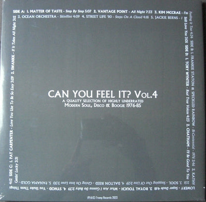 Can You Feel It? Vol. 4 (Modern Soul, Disco & Boogie 1976-85) 2x LP Compilation