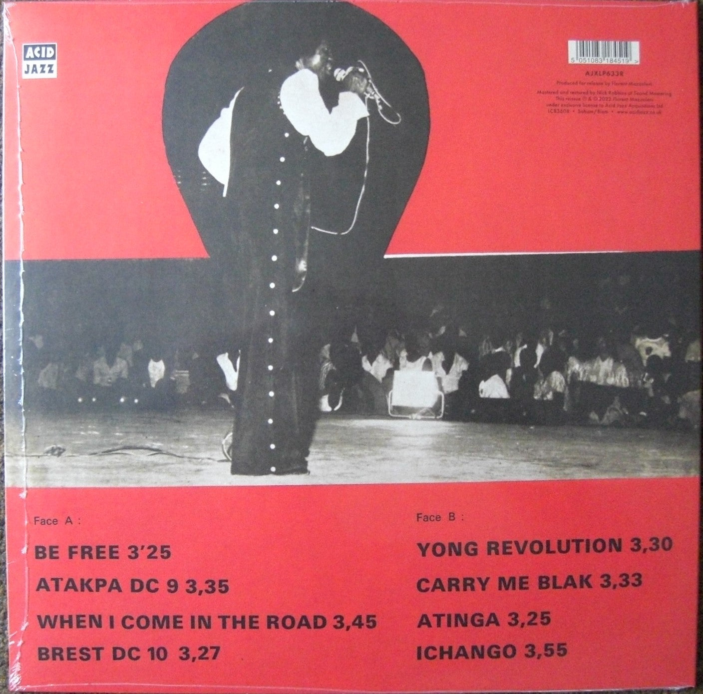 Ferry Djimmy &amp; His Dji-Kins – Rhythm Revolution LP Vinilo Álbum rojo