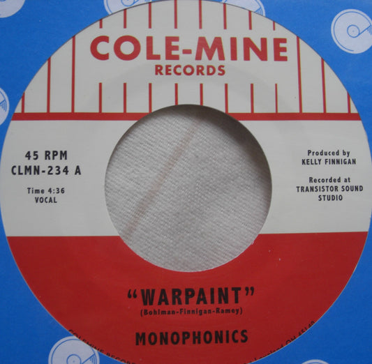 Monophonics – Warpaint / Crash & Burn Vinyl, 7", Limited Edt natural