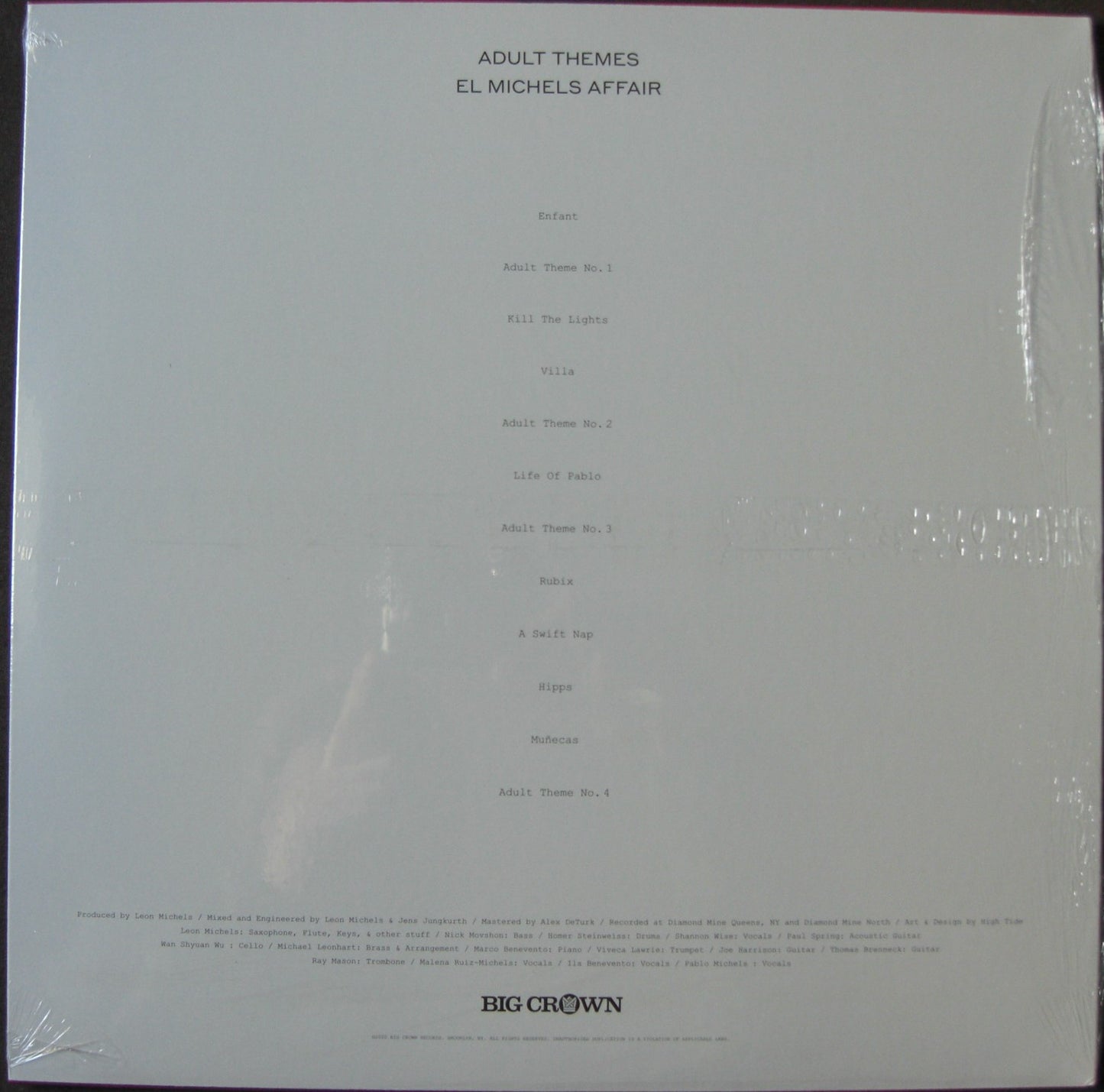El Michels Affair – Adult Themes Vinyl, LP, Album