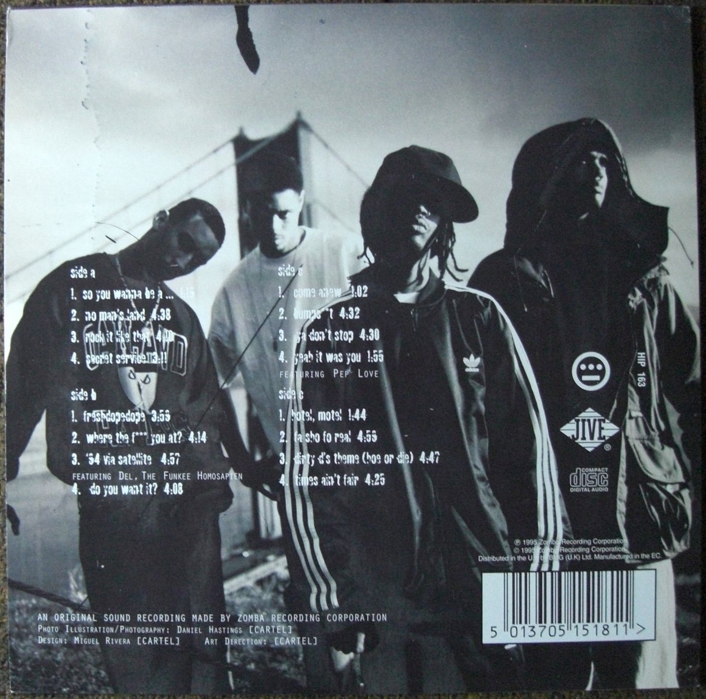 Souls Of Mischief – No Man's Land 2x Vinyl, LP, Album UK 1995