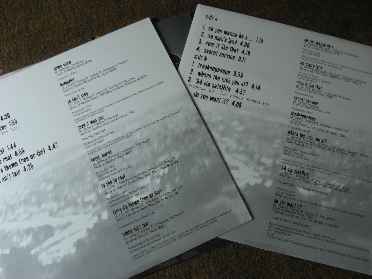 Souls Of Mischief – No Man's Land 2x Vinyl, LP, Album UK 1995