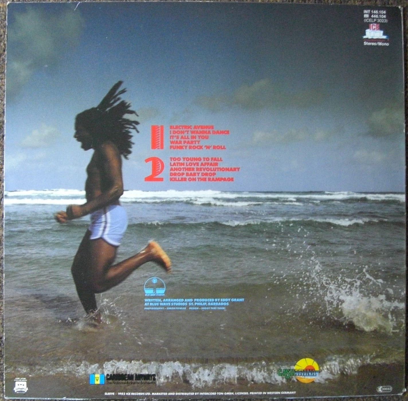 Eddy Grant – Killer On The Rampage Vinilo, LP, Álbum DE 1982