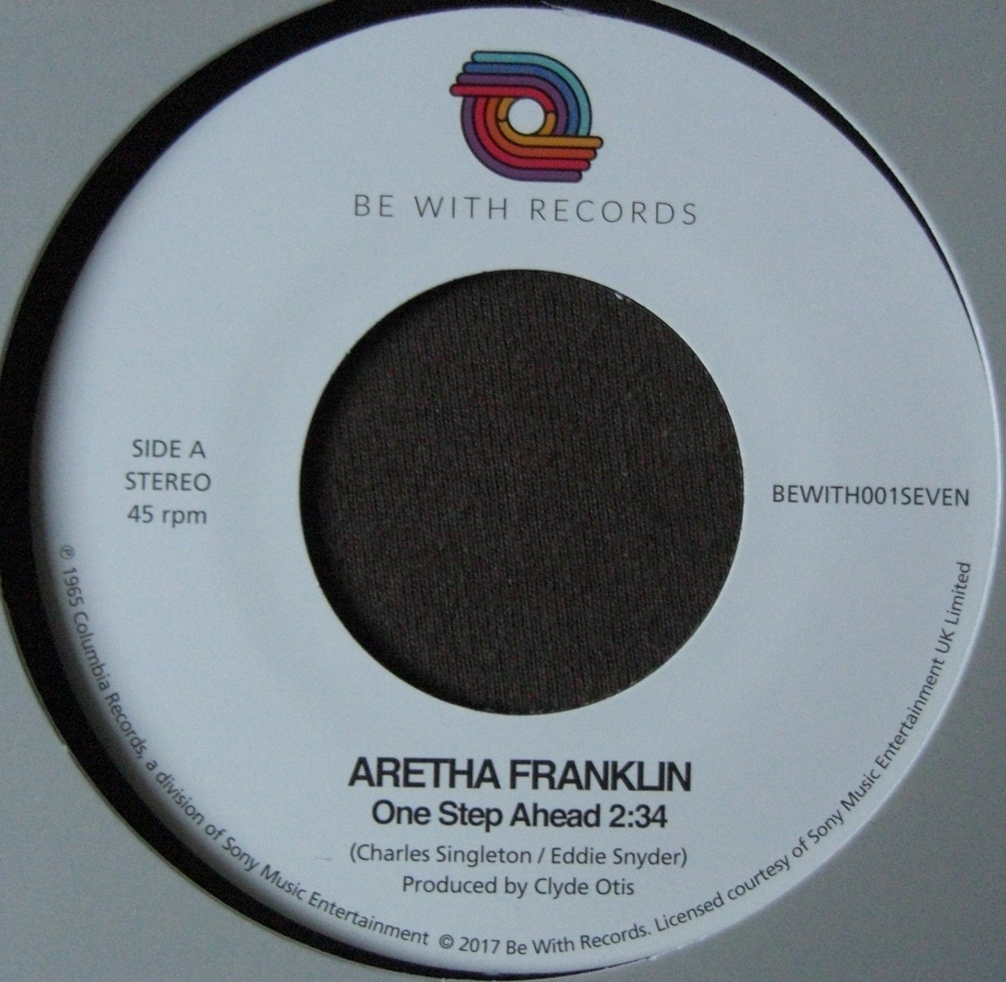 Aretha Franklin – One Step Ahead / I Can't Wait Until I See 7"