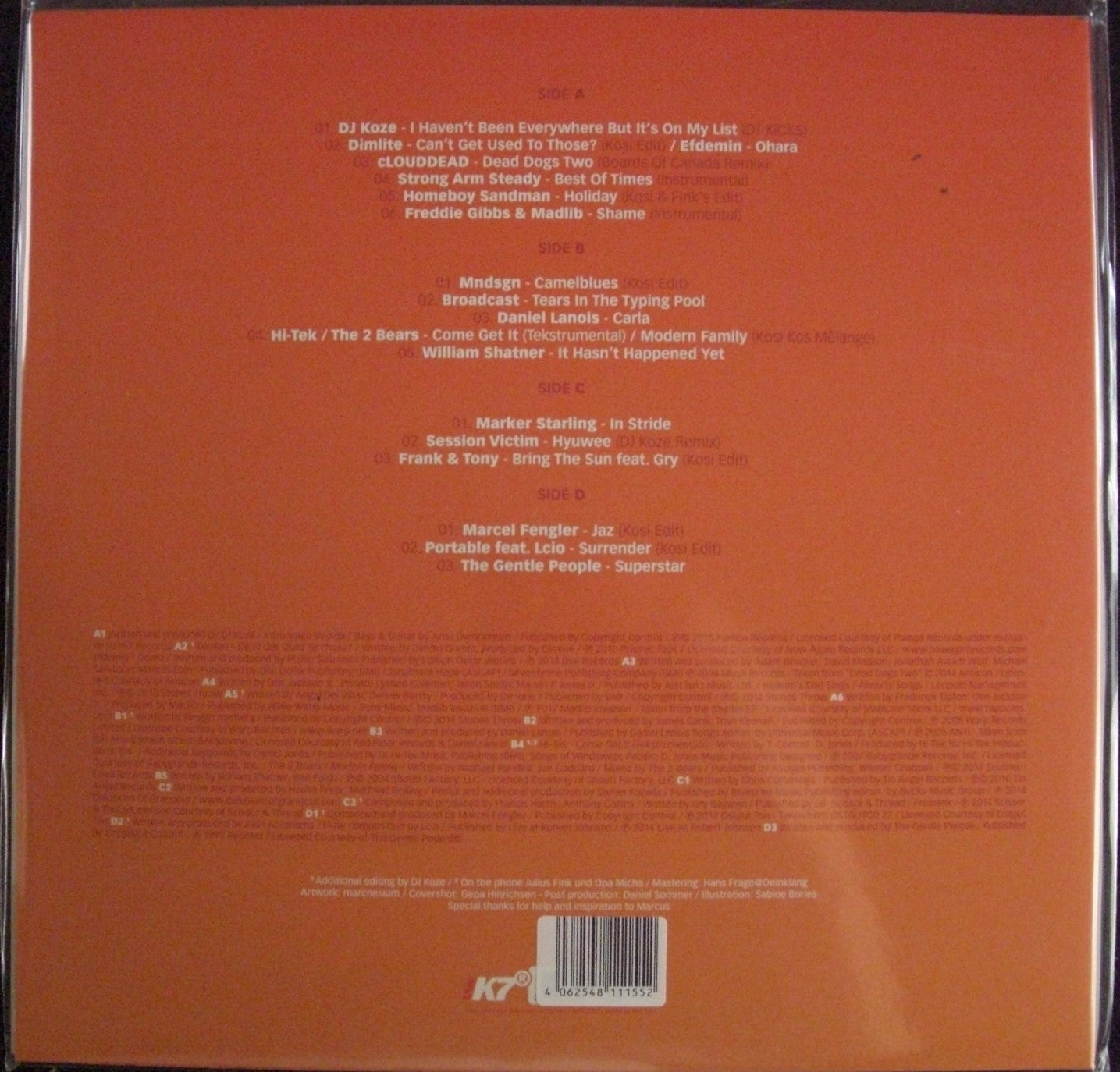 DJ Koze – DJ-Kicks 2 x Vinyl, LP, Compilation, Limited Edt orange