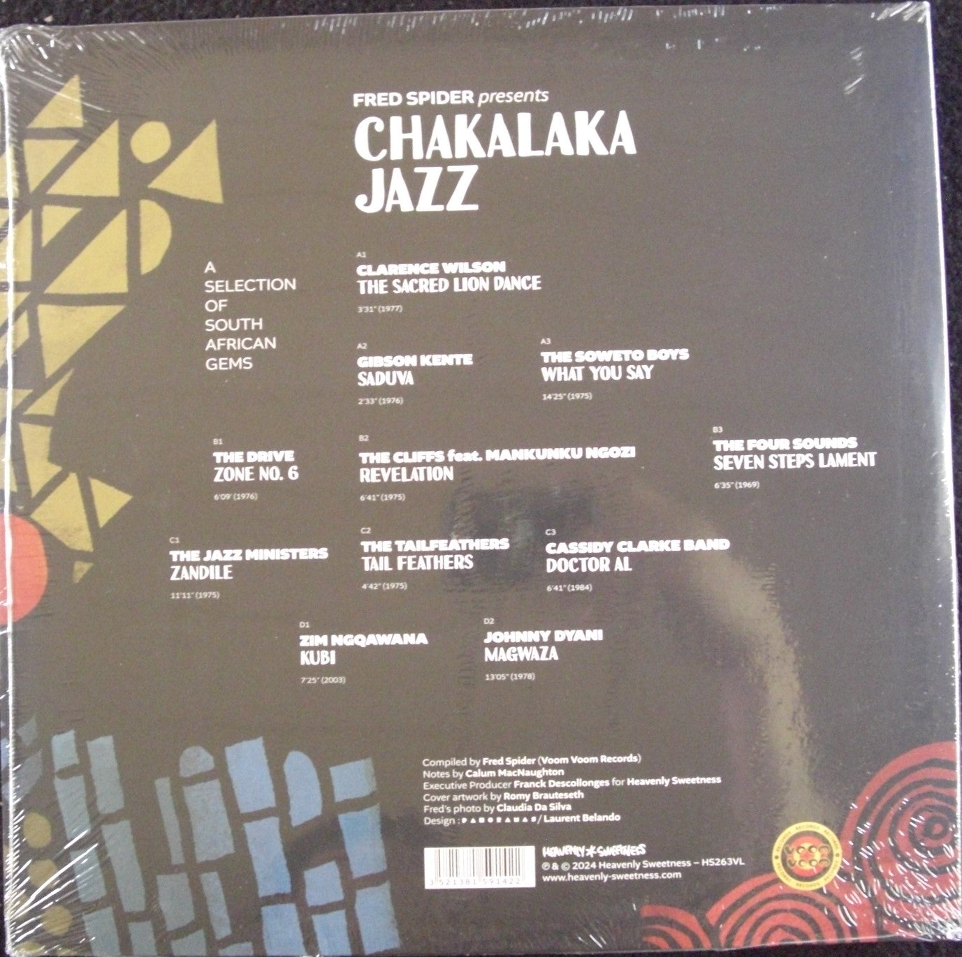 Fred Spider – Chakalaka Jazz (A Selection Of South African Gems) 2x Vinyl, LP, Compilation