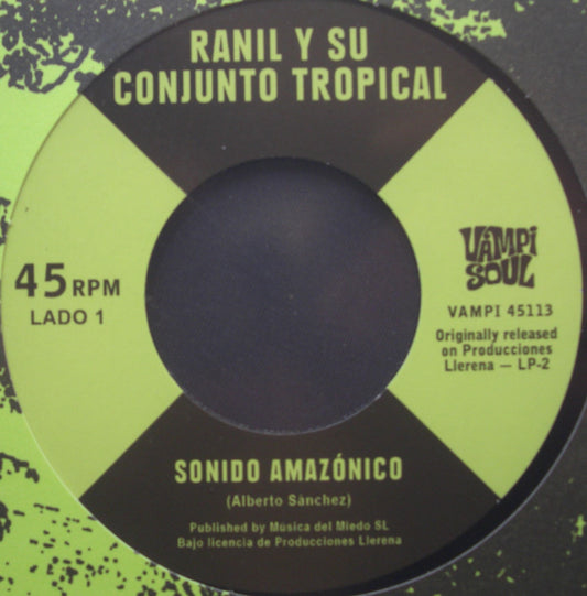 Ranil Y Su Conjunto Tropical / Los Wembler's De Iquitos – Sonido Amazónico Vinyl, 7"
