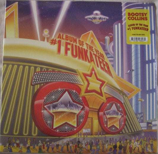 Bootsy Collins – Album Of The Year #1 Funkateer 2x Vinyl, LP, Album clear-yellow