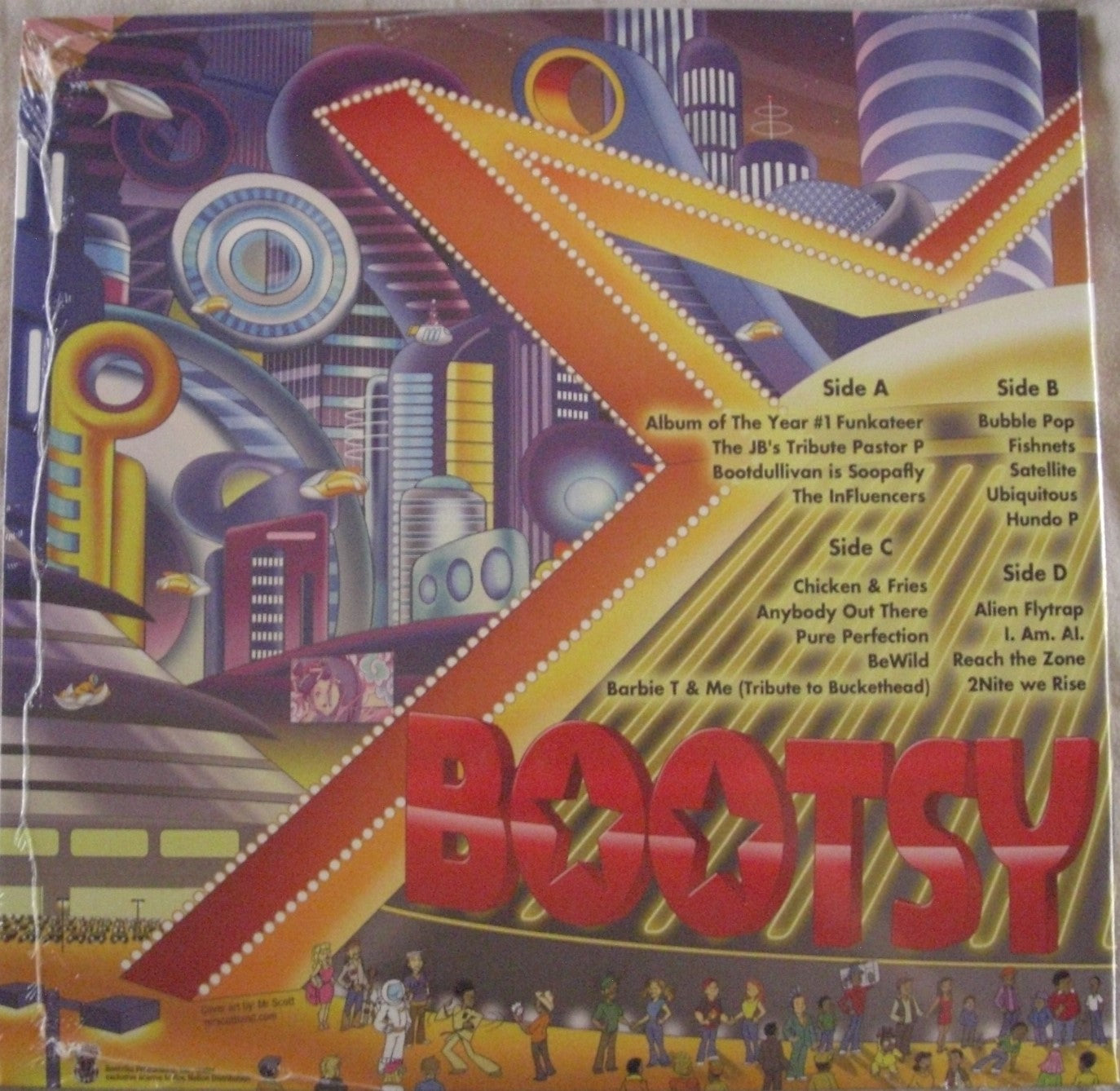 Bootsy Collins – Album Of The Year #1 Funkateer 2x Vinyl, LP, Album clear-yellow