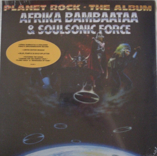 Afrika Bambaataa & Soulsonic Force – Planet Rock - The Album Vinyl, LP, Album, Reissue, , Limited Edt clear-purple-gold