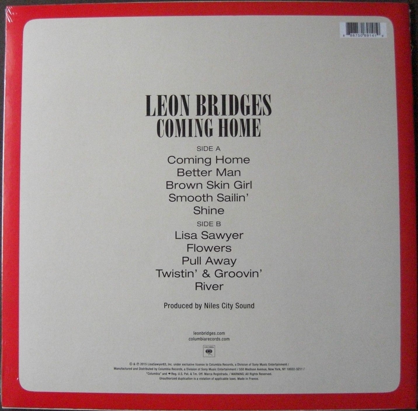 Leon Bridges – Coming Home Vinyl, LP, Album
