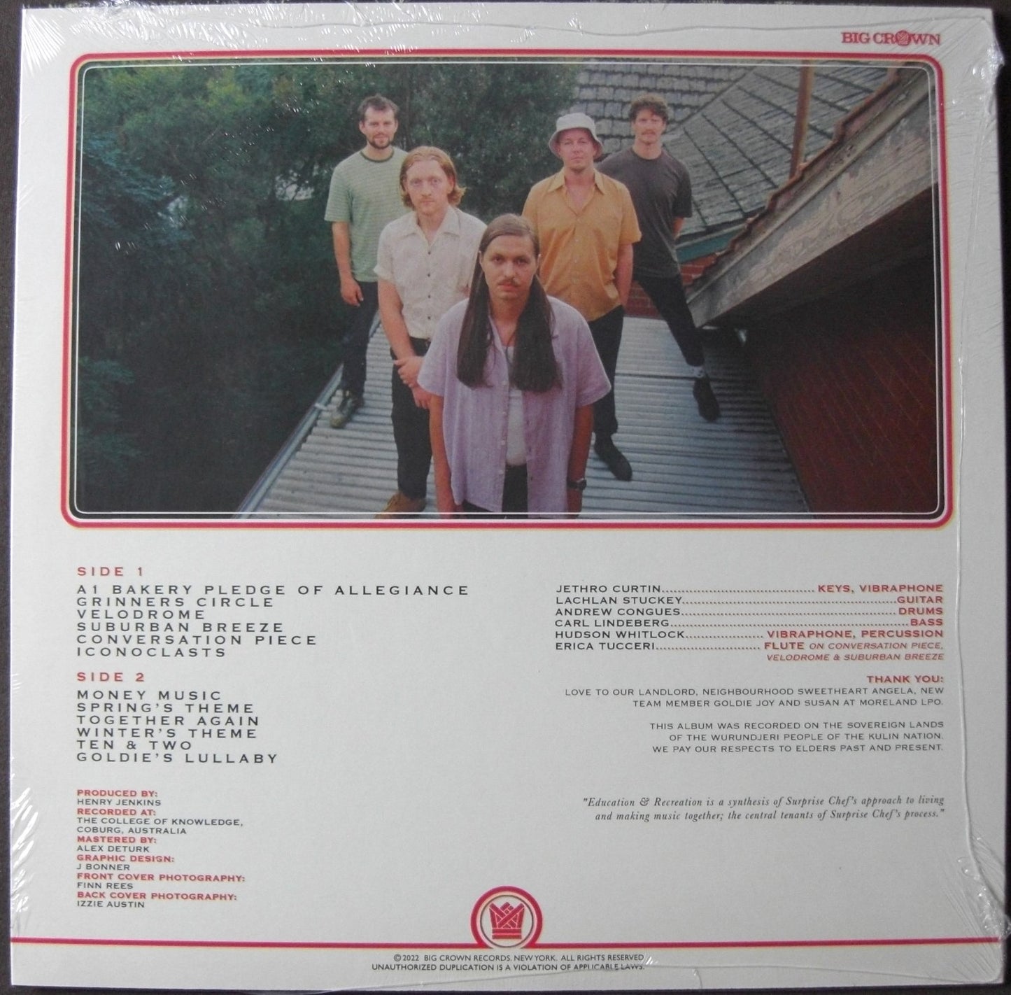 Surprise Chef – Education &amp; Recreation Vinyl, LP, Album