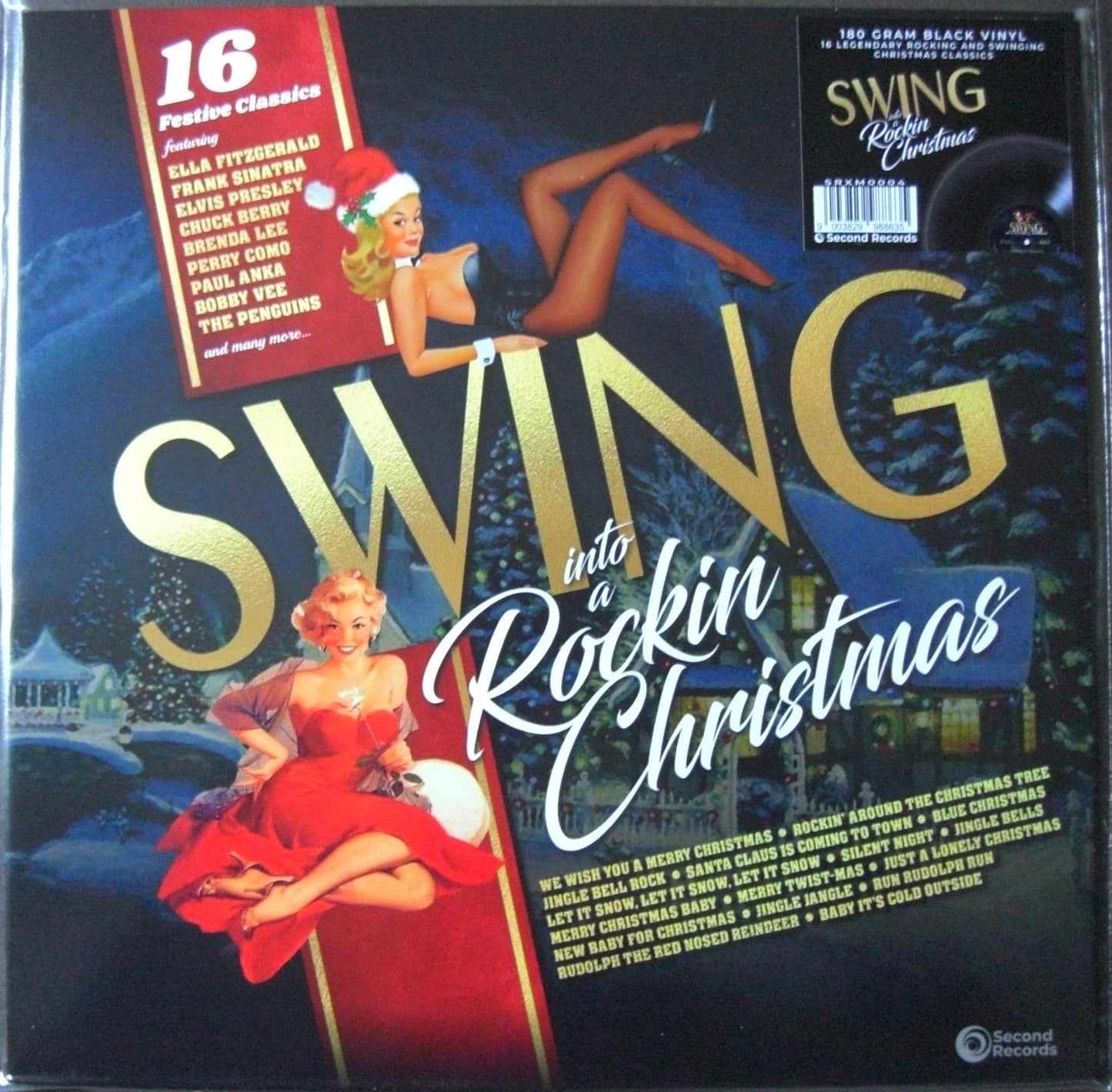 Various – Swing Into A Rockin Christmas Vinyl, LP, Compilation