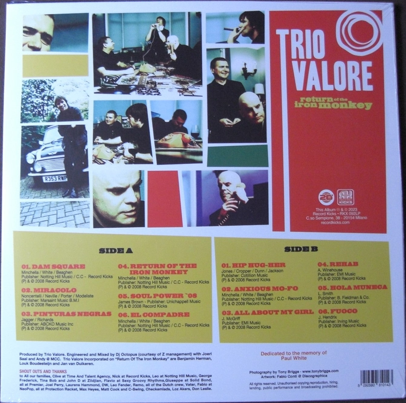 Trio Valore – Return Of The Iron Monkey Vinilo, LP, Álbum, Edición limitada transparente