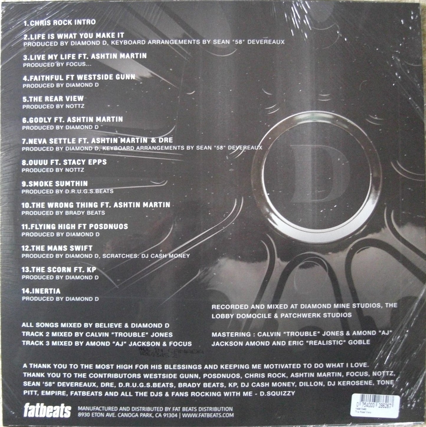 Diamond D – The Rear View Vinyl, LP, Album