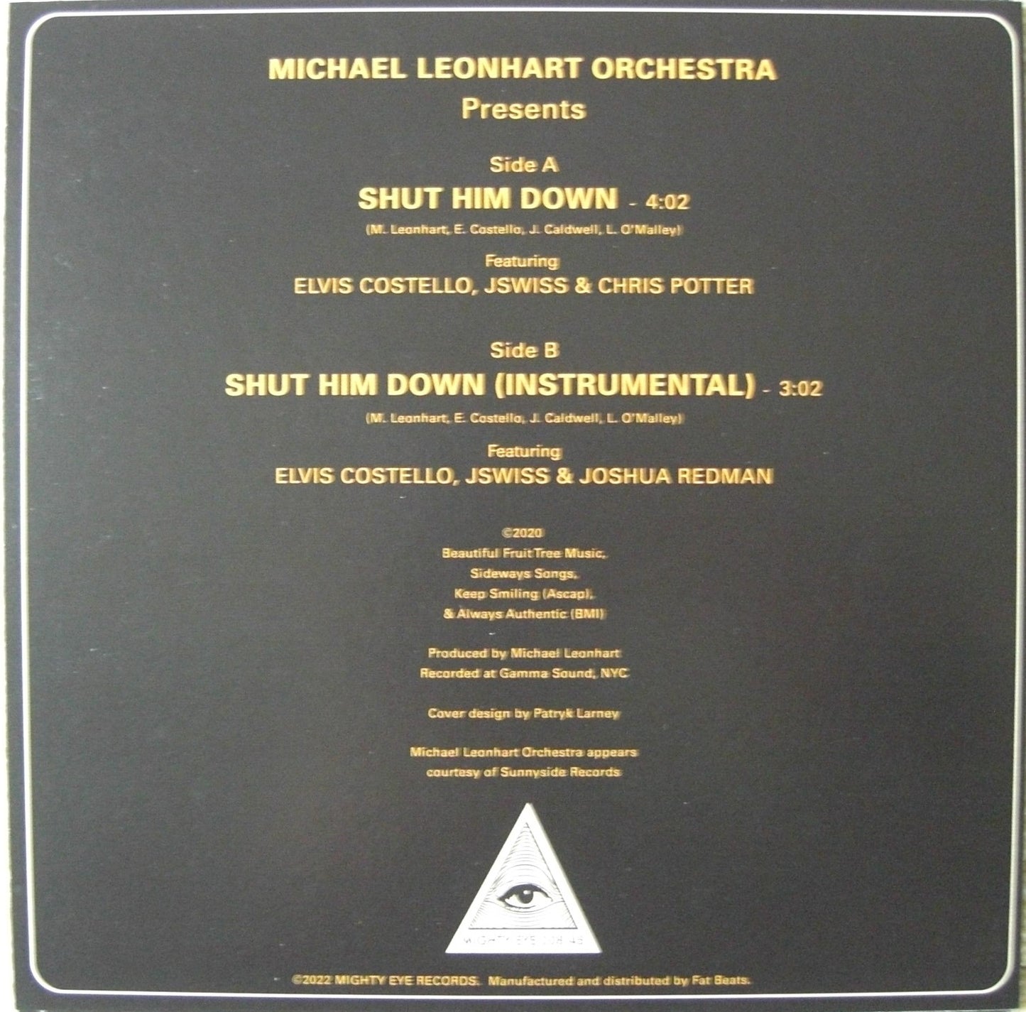 Michael Leonhart Orchestra – Shut Him Down Vinyl, 7"