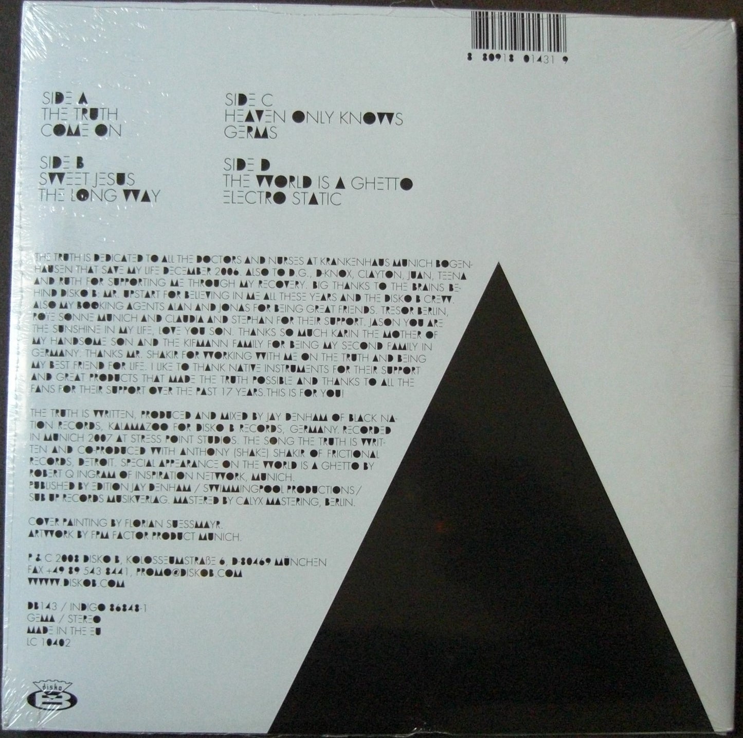 Jay Denham – The Truth 2x Vinyl, 12", Album