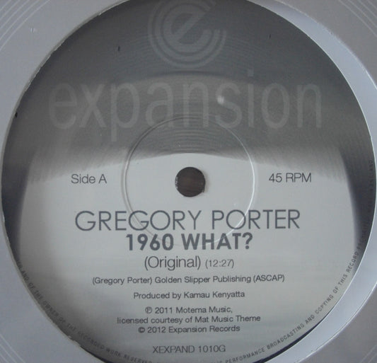 Gregory Porter – 1960 What? Vinyl, 12", Reissue