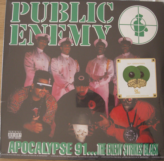 Public Enemy – Apocalypse 91... The Enemy Strikes Black 2x Vinyl, LP, Album, Limited Edt, Repress 2025 green