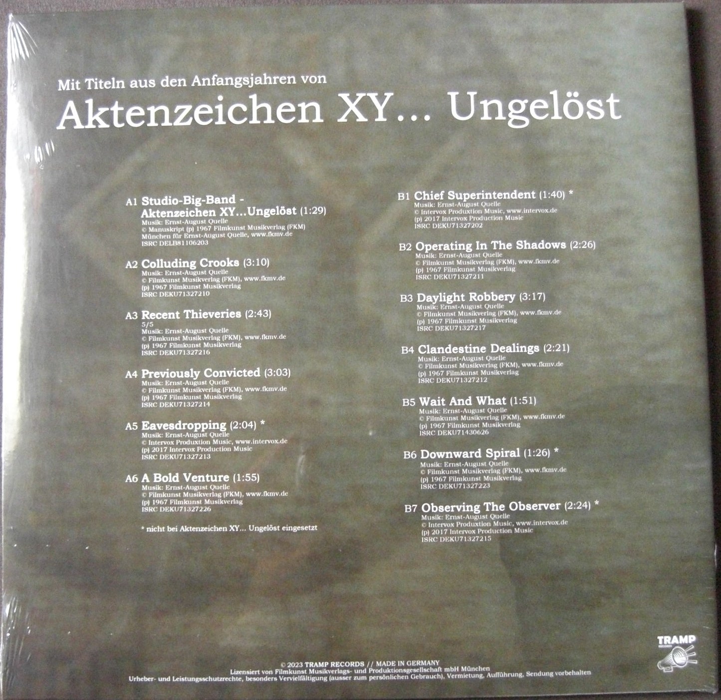 Ernst August Quelle – Aktenzeichen XY...Ungelöst Vinyl, LP, Compilation
