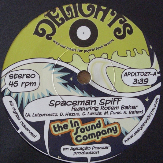The In Sound Company – Spaceman Spiff / Stunt Double Vinyl, 7"