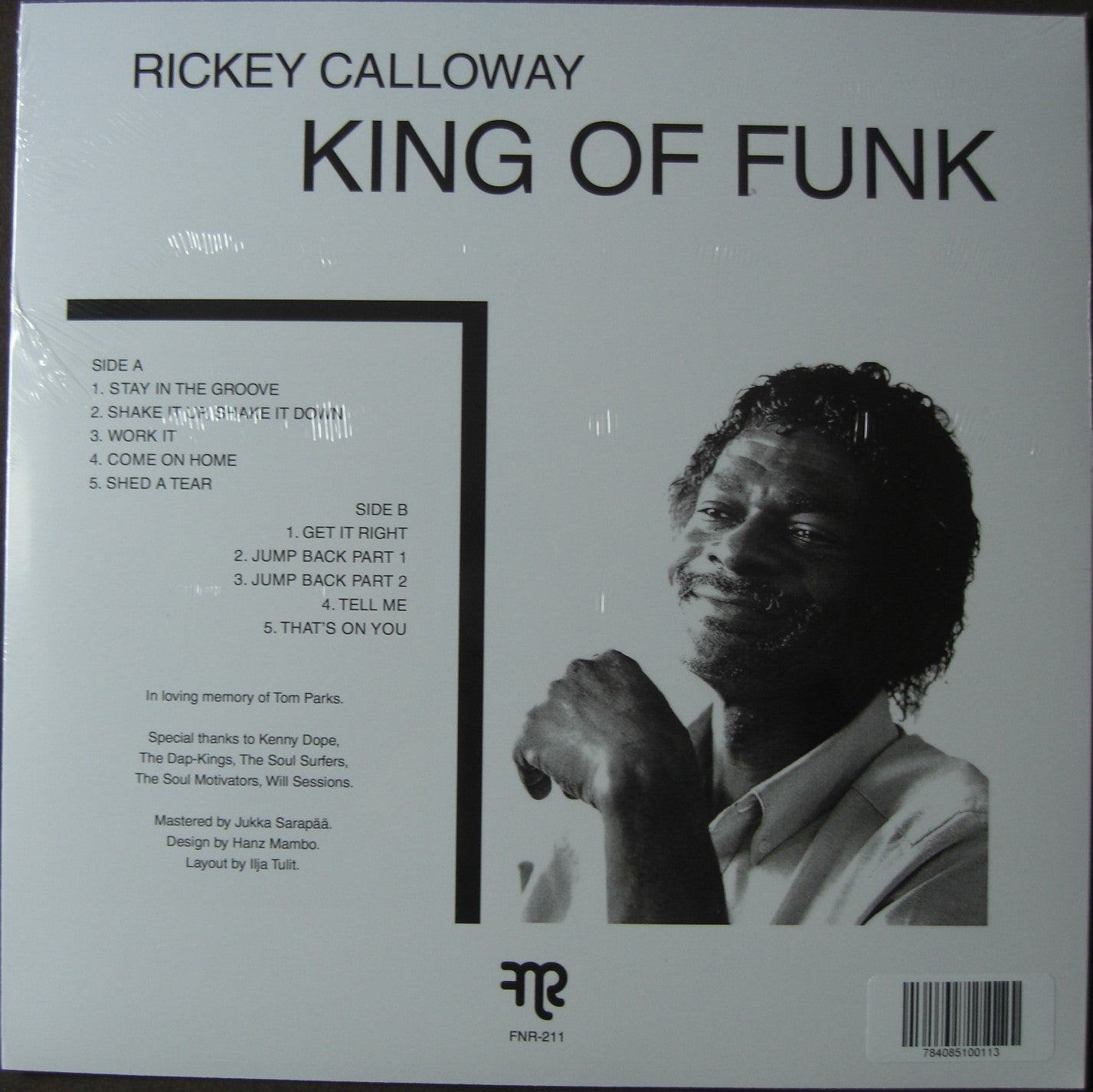 Rickey Calloway – King Of Funk Vinyl, LP, Album