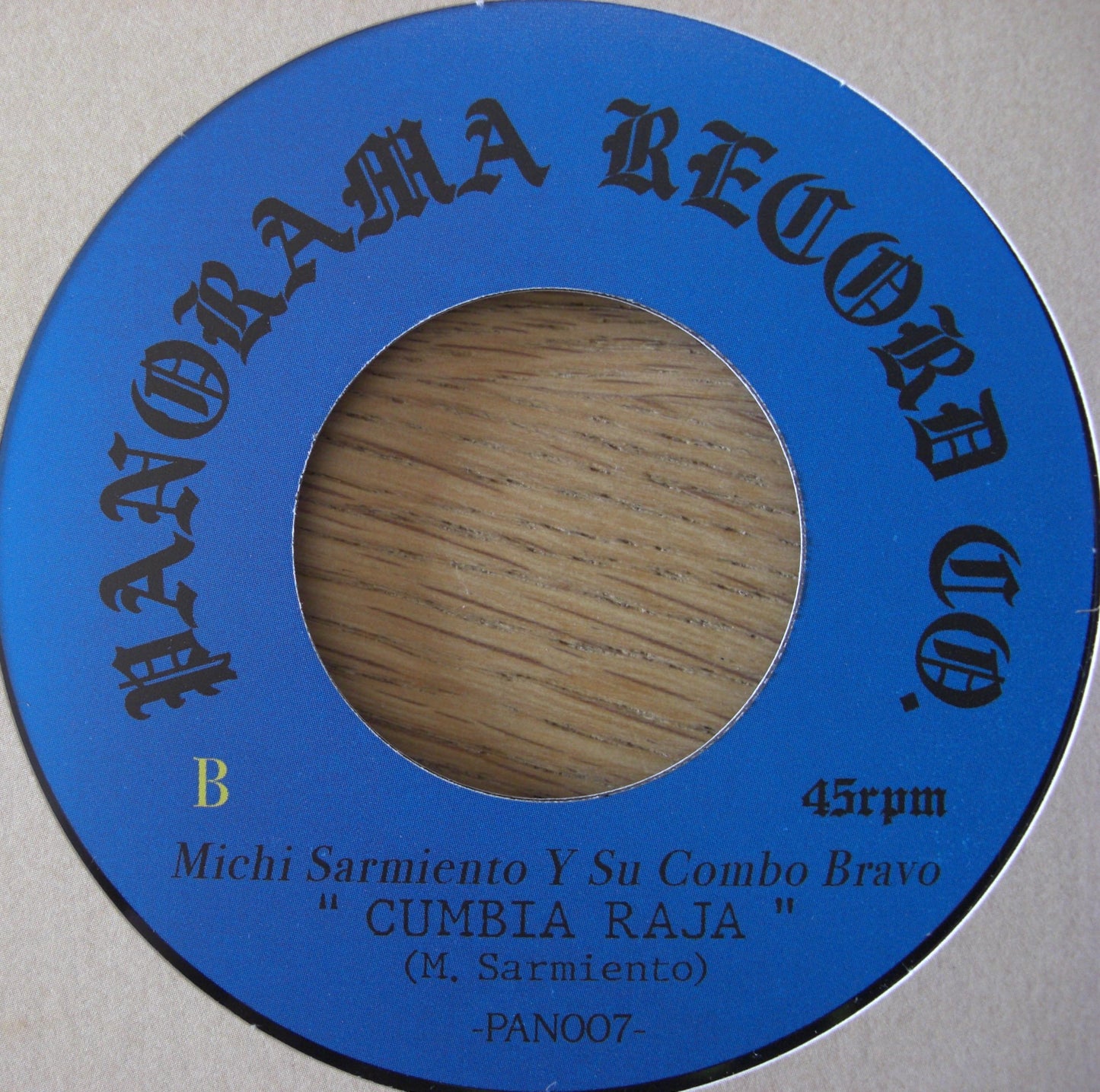 Michi Sarmiento y sus Bravos – Mirame San Miguel / Cumbia Raja Vinyl, 7"