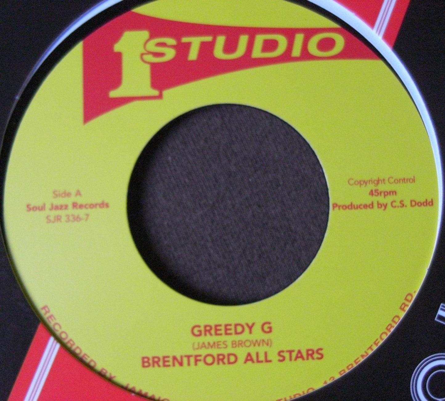Brentford All Stars Sound Dimension - Greedy G / Love Jah 7"