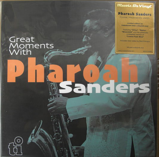 Pharoah Sanders – Great Moments With Pharoah Sanders 2x Vinyl, LP, Compilation, Limited Edt blue
