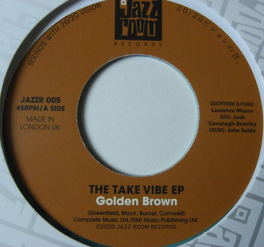 The Take Vibe – Golden Brown / Walking On The Moon Vinyl, 7"