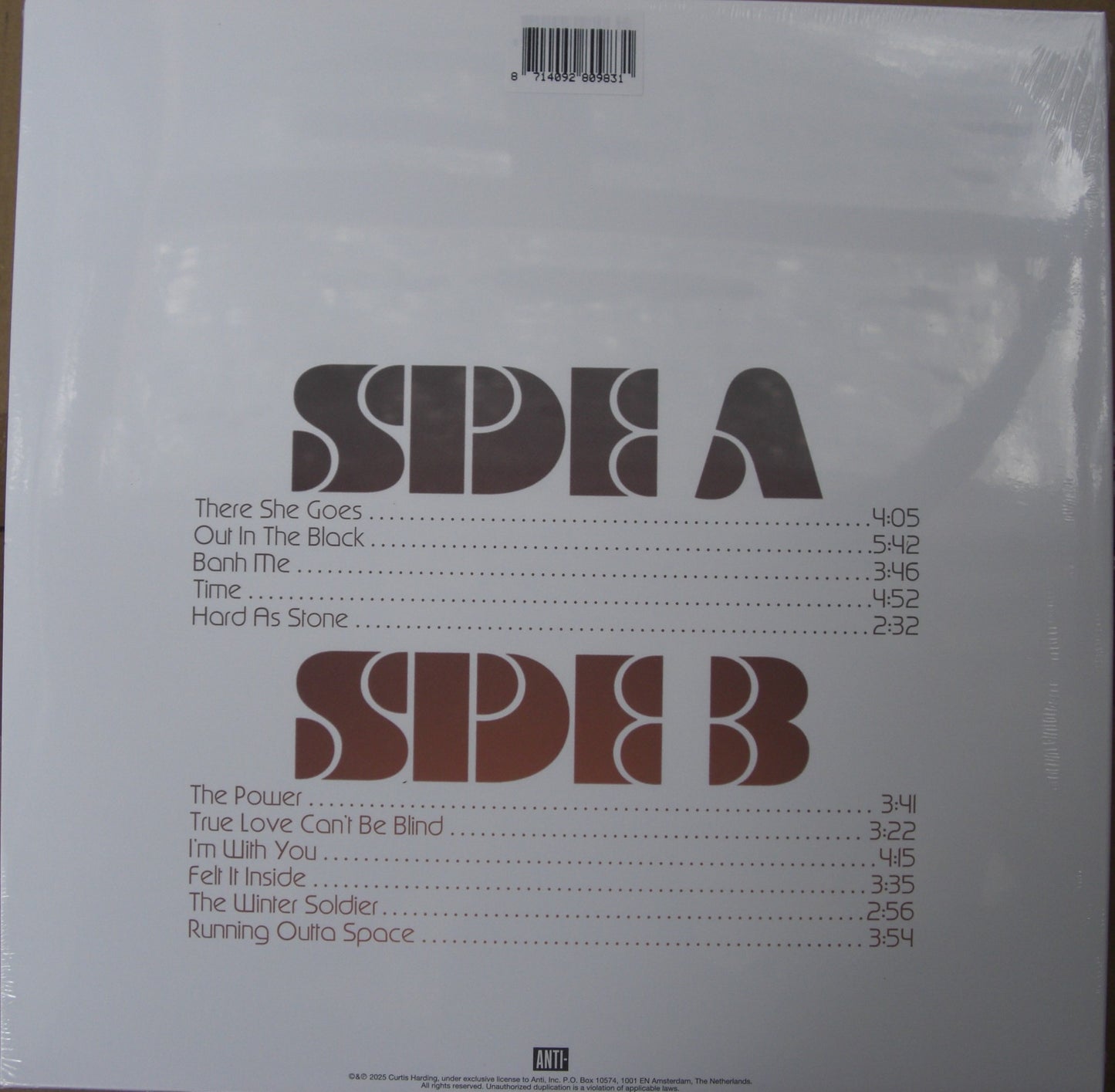 Curtis Harding - Departures & Arrivals: Adventures Of Captain Curt Vinyl, LP, Album Ltd Edt white