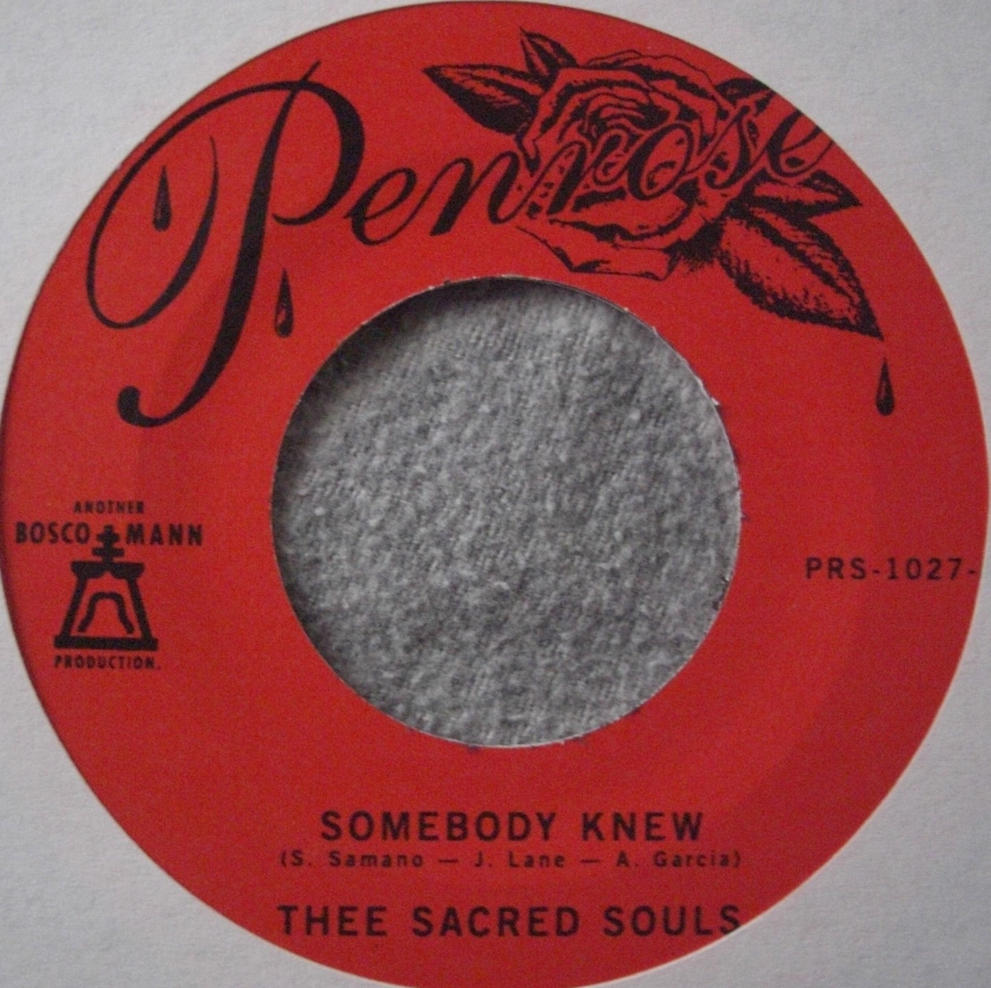Thee Sacred Souls – Somebody Knew / We Don't Have To Be Alone Vinyl, 7"
