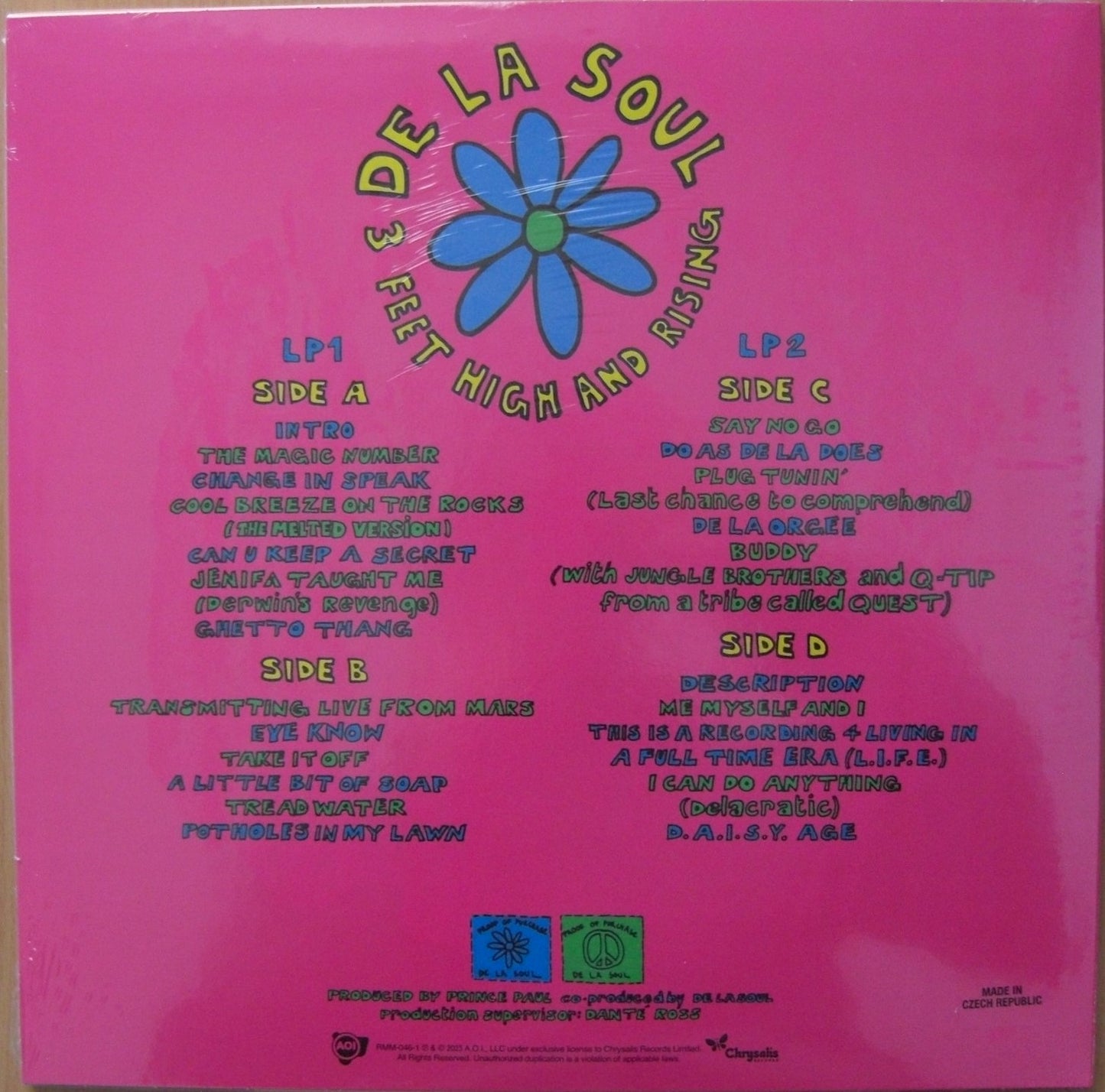 De La Soul – 3 Feet High And Rising Vinyl LP Album black
