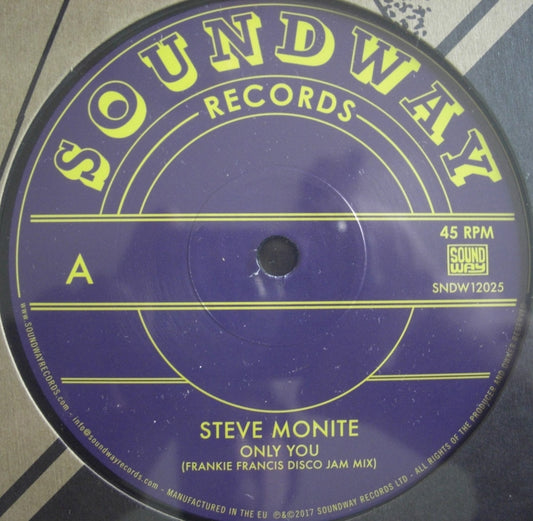 Steve Monite / Tabu Ley Rochereau – Only You / Hafi Deo Vinyl, 12"
