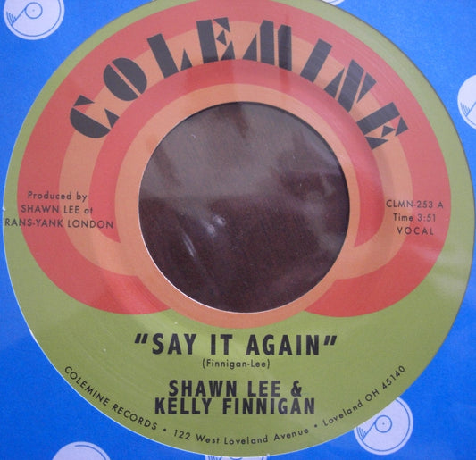 Shawn Lee & Kelly Finnigan - Say It Again / Harpsichord Rock Vinyl, 7"