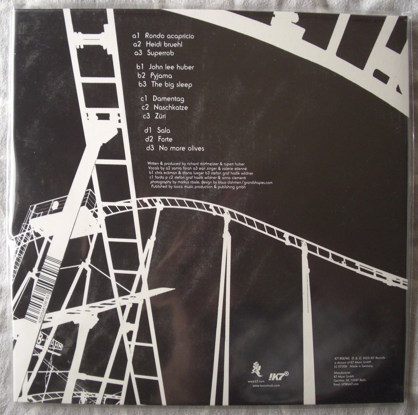 Tosca – J.A.C. 2x Vinyl, LP, Album, Reissue