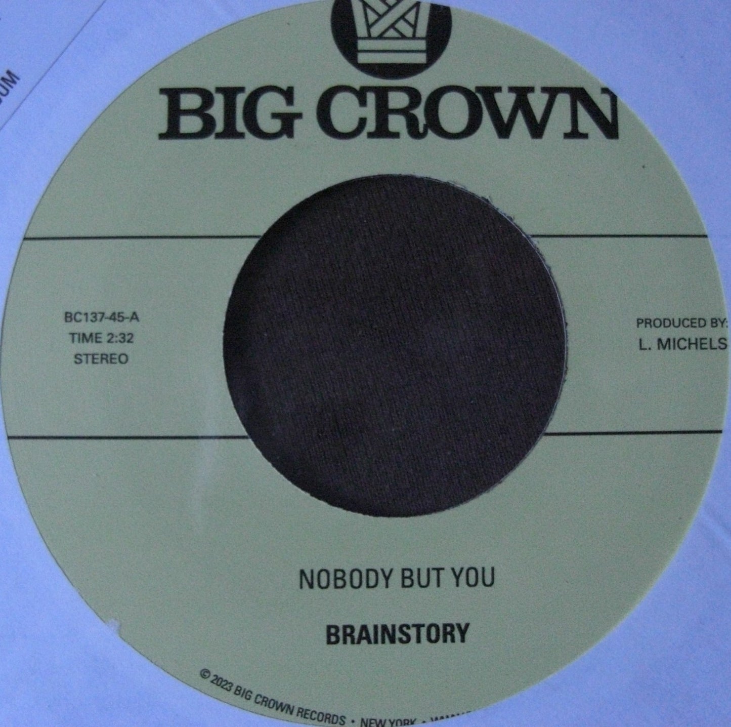 Brainstory – Nobody But You / Gift Of Life Vinyl, 7"
