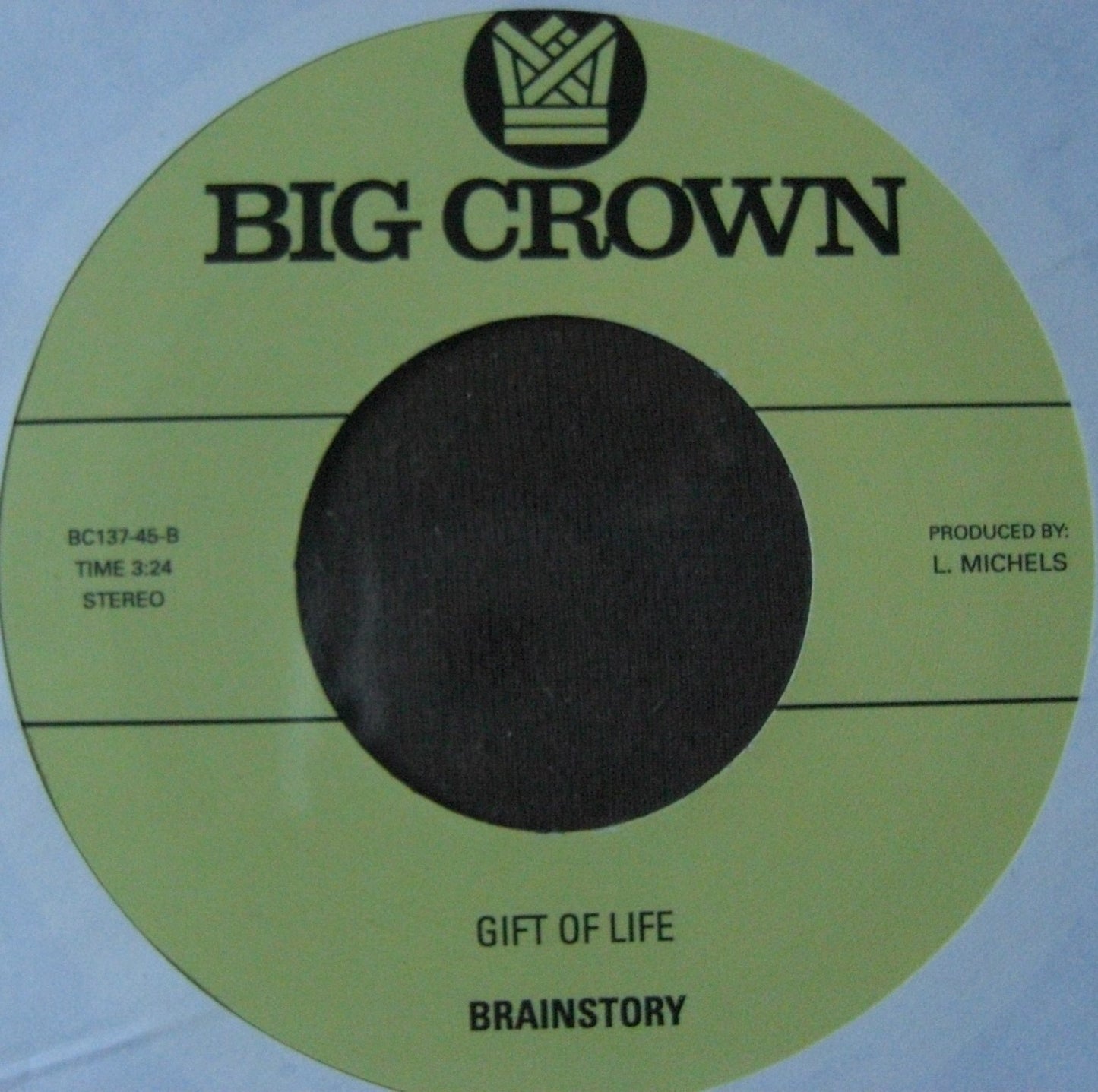 Brainstory – Nobody But You / Gift Of Life Vinyl, 7"