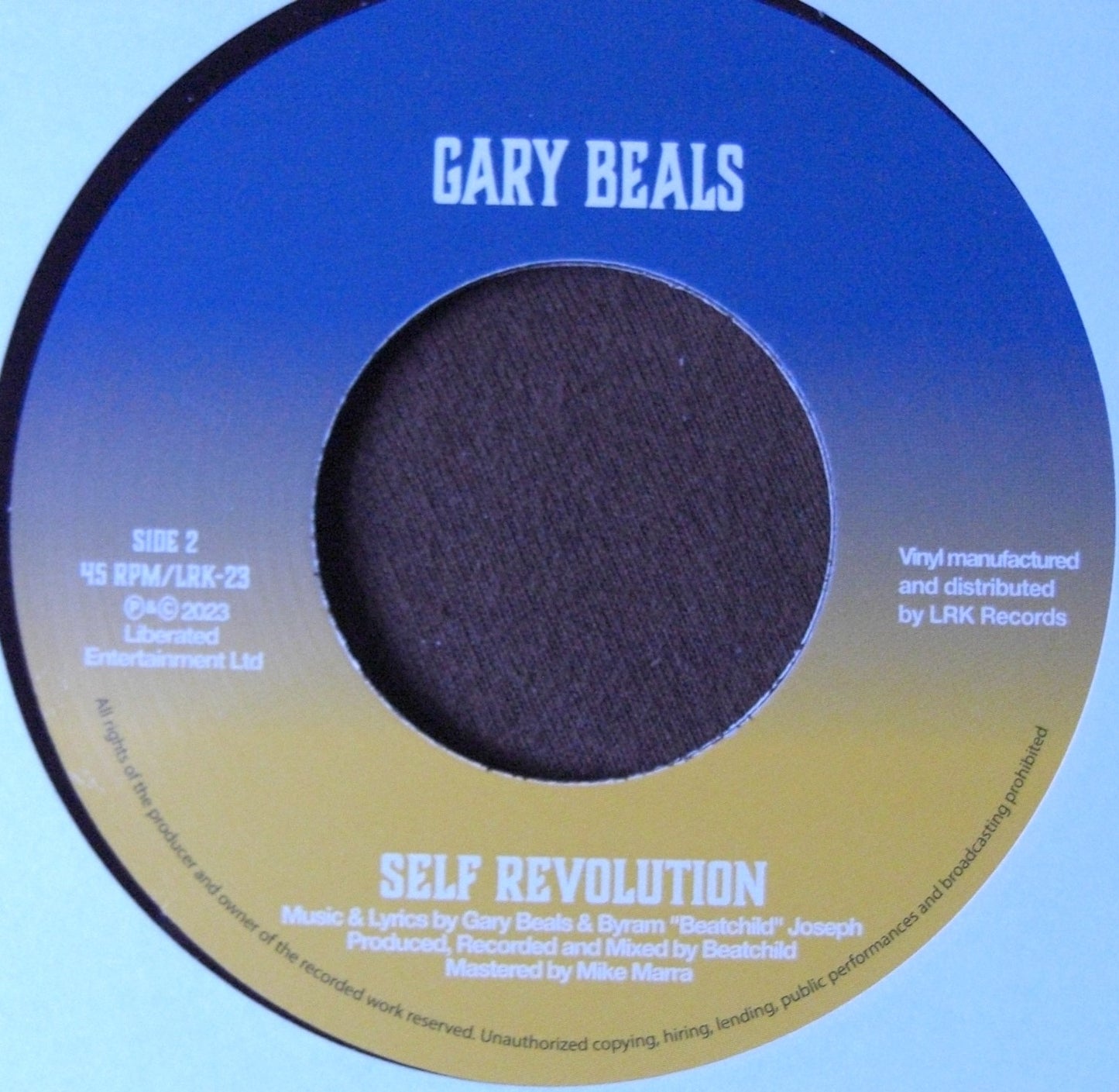 Gary Beals - Todo de mí / Self Revolution 7"