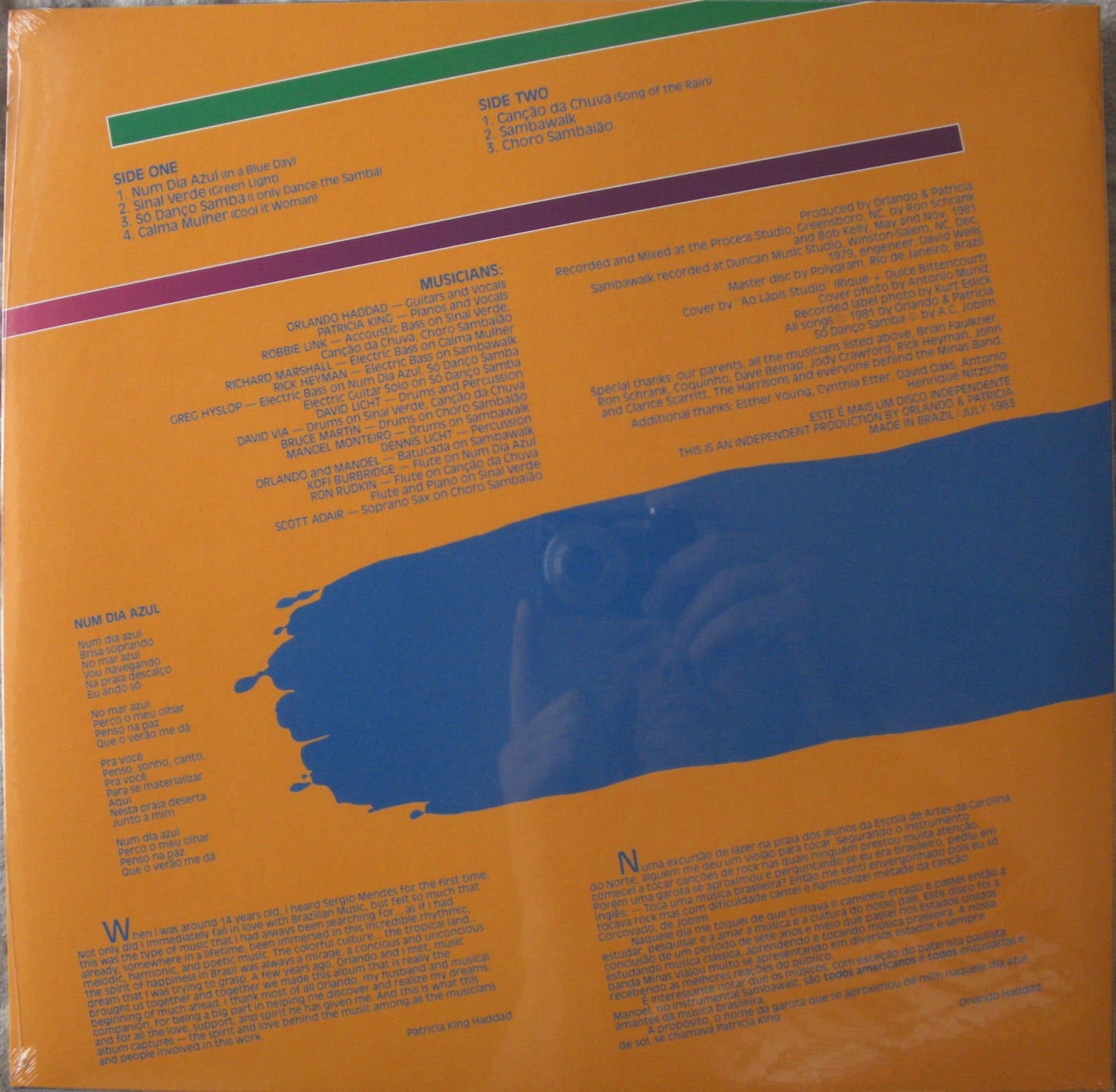 Minas – Num Dia Azul Vinyl, LP, Album, Reissue