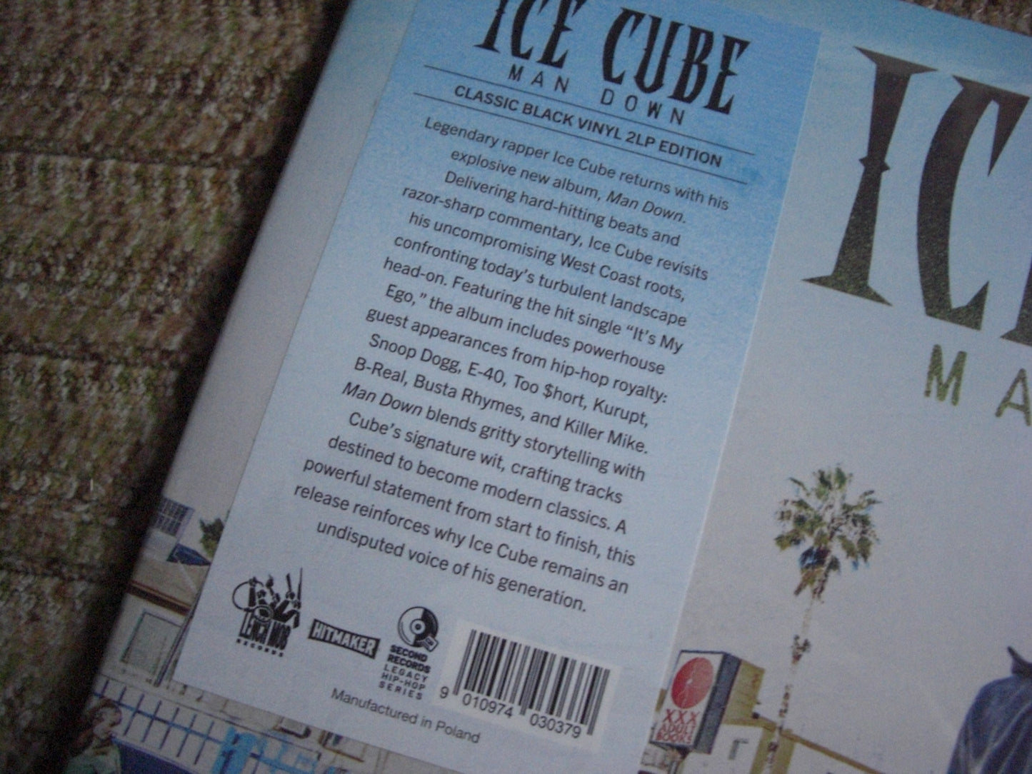 Ice Cube – Man Down 2x Vinyl, LP, Album