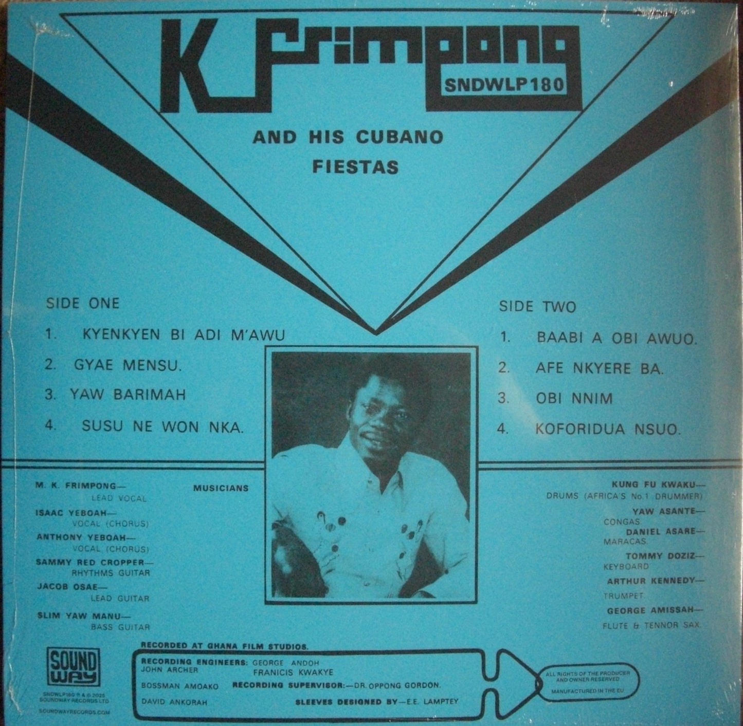 K. Frimpong & His Cubano Fiestas – The Blue Album Vinyl, LP, Album, Reissue