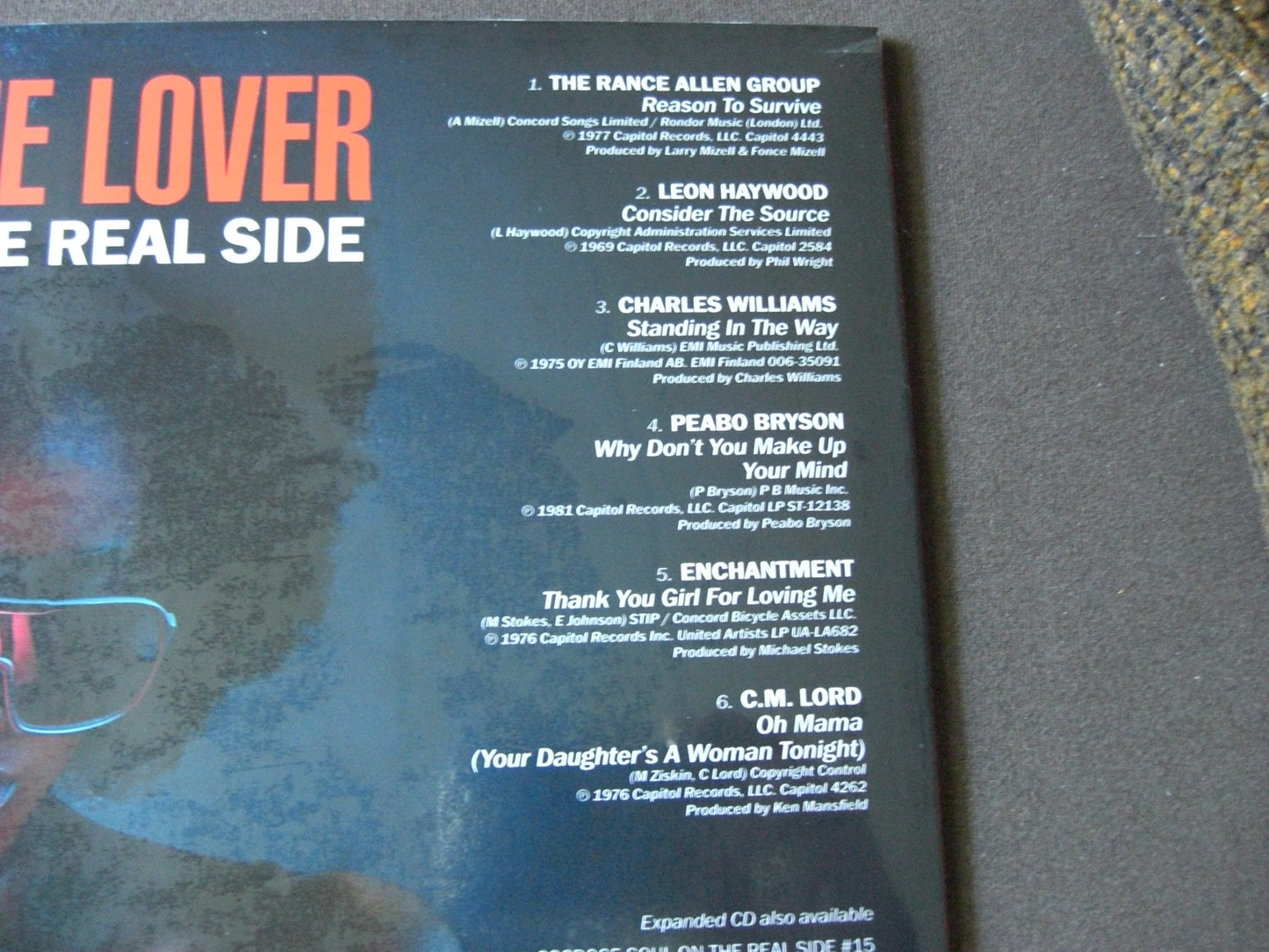 Big Time Lover - Soul On The Real Side Vinyl, LP, Compilation