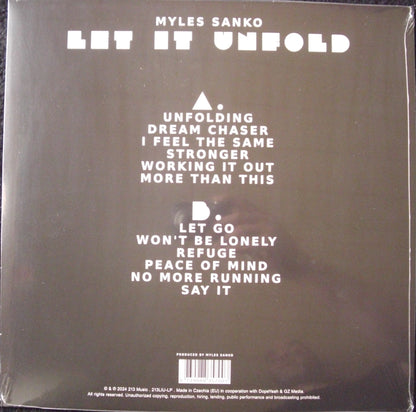 Myles Sanko – Let It Unfold Vinyl, LP, Album, Limited Edt white