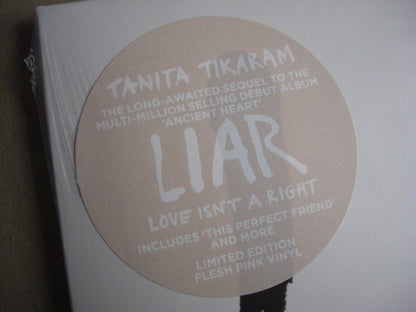 Tanita Tikaram - Liar - Love Isn't A Right Vinyl, LP, Album pink